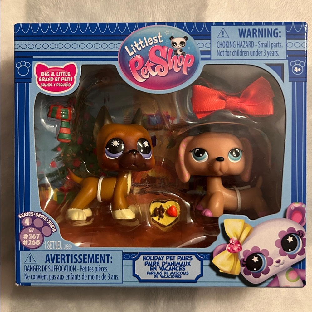 Littlest Pet Shop Series 4 Great Dane and Dachshund